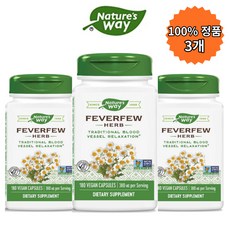 네이쳐스웨이 Feverfew 피버퓨 허브 380 mg 180 베지캡슐