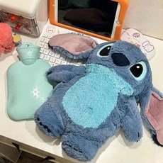 스티치 인형 아랫배 허리 여성친구 찜질팩 선물 보온주머니, 스티치[핫팩+피규어] 30*26cm 500ml
