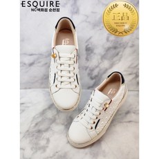 [에스콰이아] <공식 인증 판매처> (에스콰이아 여성 스니커즈) 발이 편하고 쿠션감이 좋은 여성 스니커즈 (4cm굽)