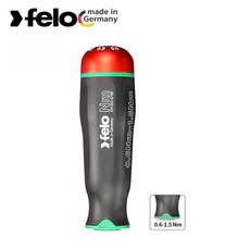 FELO 펠로 독일 수공구 토크 드라이버 핸들 녹색 파란색 빨간색 100 시리즈, 녹색 0.6-1.5Nm(100 001 06), 1개