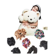 국산 세면밴드 곱창 마음대로 머리끈 3pcs