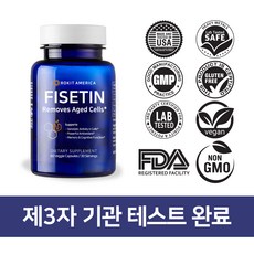 로킷아메리카 고순도98% 피세틴+바이오페린+비타민 C 복합제재, 60정(1개월분)