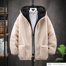 라오농 램스울 면 저고리에 퍼 울 코트 남 패딩 가을겨울 기모 두꺼운 패딩 남장 모피+KIGlKGI478x 보온이 두텁다