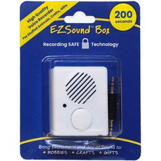 EZSund Box 200초 박제 동물용 녹음기 녹음 가능 버튼 크래퍼 취미로이스트 녹음 가능한 선물용 음성 사서함 곰 녹음기 장난, 단일옵션, 단일옵션