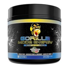 Gorilla Mind 청정 에너지 L티로신 칸나 카페인 N페닐디메틸아민 구연산염 170그램, Watermelon, 170g, 1개