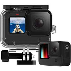 REYGEAK Waterproof Case with 3-Pack Dive Filter for GoPro Hero 9 Black Supports 45M148FT Underwater, One Color_Single Waterproof C, 상세 설명 참조0, 상세 설명 참조0