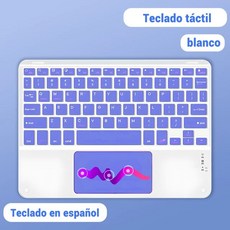 블루투스키보드 EMTRA 터치패드 보드 안드로이드 IOS 샤오미 태블릿 패드 에어 미니 프로 스페인어 프랑스어 포르투갈어 러시아어
