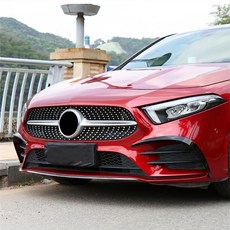 프론트 카나드 에이프런 범퍼 스플리터 스포일러 벤츠 W177 A180 A200 A250 A260 AMG A35 18-22 에어로 바디 키트 D, C