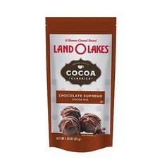 Land O Lakes Cocoa Chocolate Supreme 핫 코코아 35.4g(1.25온스) 패킷 (36개 팩), 없음, 35g, 15) Chocolate Supreme - 2.81 P