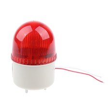 FWT AC220V 빨간색 시그널 타워 경고 비콘 라이트 알람 램프 스트로브 LED 부저