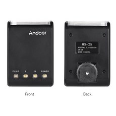 Andoer WS-25 카메라 플래시 스피드라이트 미니 캐논 니콘 펜탁스 소니 핫슈 GN18 포함, 01 WS-25 Flash lamp, 01 CHINA