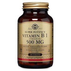 솔가 비타민 B1(티아민) 500mg 100정, 1개, 100개