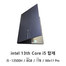 ASUS 비보북 X1502VA BQ079 노트북 WIN11 Pro 8GB 1TB 코어i5 블루