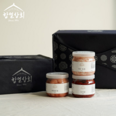강경 함열상회 프리미엄 3종 선물세트 7호 백명란젓 어리굴젓 낙지젓 500g x 3 명절선물 가족선물 스승선물, 1개