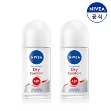 니베아 데오드란트 롤온 드라이 콤포트 50ml X 2개, [단일상품]