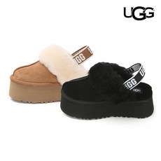 어그UGG 23FW 펀케트 슬리퍼 블랙체스트넛 블랙