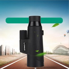 Borwolf 12x50 단안 망원경 hd 라이트 나이트 비전 bak4 프리즘 전화 클립 삼각대 방수 쌍안경 사냥을위한, 한개옵션0