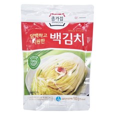 종가집 백김치 500g배송품질보증, 2개, 500g