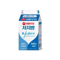 서울우유 나100% 저지방, 4개, 500ml