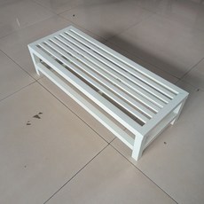 철제 발받침대 키높이 발판 작업 계단 스툴 스테인레스 받침대 다리 화물차 사진관 스텝, 소백80*30*20높이, 1개