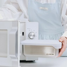 슈퍼 스텐 전자렌지 밀폐 용기 반찬통, 2000ml, 1개