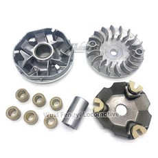 구동계 클러치슈 풀리 VX 디보 벨트 후면 전면 USR125 AFR 아세이, 전구동판 조립