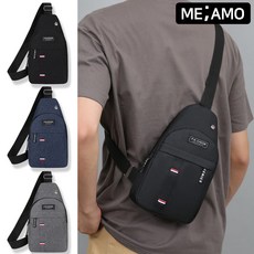 ME;AMO 데일리 캔버스 슬링백 현장용 힙색