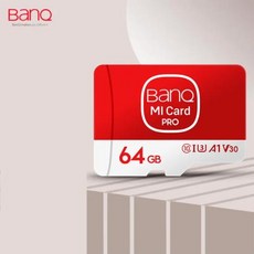 Banq 감시 카메라 전용 카드 및 운전 녹음기 메모리 카드 32GB 64GB 128GB 256GB TF 메모리 카드 A1 U3 V30 4K, 1개, 2) 64GB