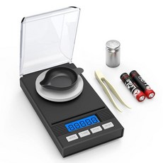 0.001g-50g 휴대형 저울 포켓 디지털 스케일(칭) 정밀 저울 상업용(프로용), 1개