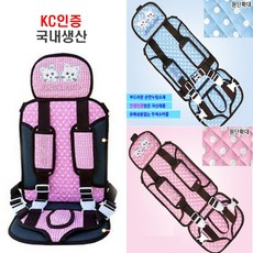 스마트 유아 차량 안전벨트 유치원 어린이집 카시트, 블루