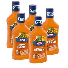 크래프트 크리미 프렌치 샐러드 드레싱 Kraft Creamy French Dressing, 473ml, 5개