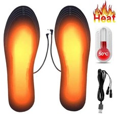 USB 발난로 열선 양말 열깔창 온열 남녀공용 전기 안창 패드 세탁 가능 전체 겨울, 없음, 1.3540