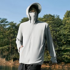 OuiSoleil 남성 햇빛차단 자외선차단 쿨링 후드집업