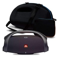 NMT Boombox 2 IPX7 방수 휴대용 블루투스 스피커 번들 (gSport 디럭스 여행용 케이스 포함) (블랙) - P0654086R5Q5MK9, 기본