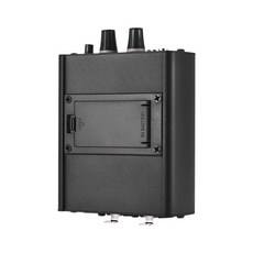 XLR 입력이 있는 개인용 이어폰 모니터 헤드폰 증폭기 3.5mm 출력 오디오 인터페이스, [01] Black, 검은색