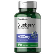 Horbaach 호바흐 블루베리 추출물 8000mg 150캡슐, 1개, 1, 150정