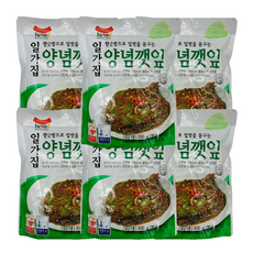 일가집 양념 깻잎 500g 밑반찬, 6개