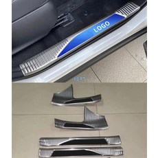 자동차 렉서스 NX NX260 NX350H 액세서리 문 문턱 씰 스커프 플레이트 가 웰컴 페달 패 프레임 커버 스티커, [04] 4, 04 4