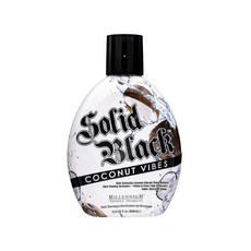 밀레니엄 태닝 솔리드 블랙 코코넛 바이브 - 실내 및 실외 태닝 로션 400ml 1병, 1개