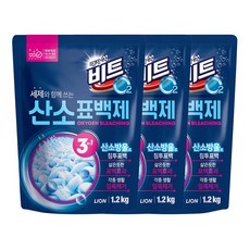 비트 O2 살균 표백제, 1.2kg, 3개