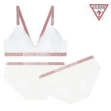 게스 속옷 언더웨어 노와이어레이스 브라렛1개 팬티2개세트 IVGBWBR135IV1개GBWBP135IV2개 DCF244 CMY558
