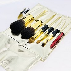 구마노 붓 고급 화장 붓 Gold 6개 세트 (케이스 포함) (우주 시리즈) SS-11
