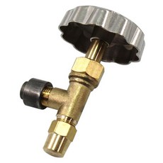 오븐 부품 1/8 ”NPT 황동 가스 니들 컨트롤 밸브 오리피스 노즐 0.85mm 고압 밸브