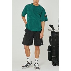 GOLDEN BEAR Wrinkled Nylon Metal Shorts_G4PAM23351BKX 120460 - 골든베어반바지