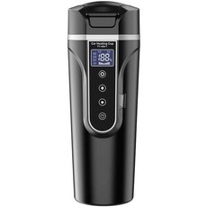 차량용 커피포트 500ml 시가잭 카포트 12V 24V 차박, 화이트500ml(12V/24V차량용)+보온병