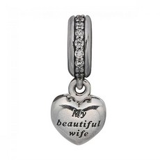 PANDORA 판도라 791524CZ My Beautiful Wife 댕글참