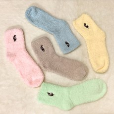 사슴자수수면양말