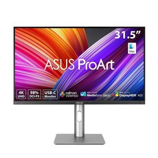 에이수스 ASUS ProArt 디스플레이 32인치31.5인치 가시 가능 프로페셔널 모니터 PA329CRV IPS 4K UHD 3840 x 2160 98 DCIP3 색상 정확도 Δ