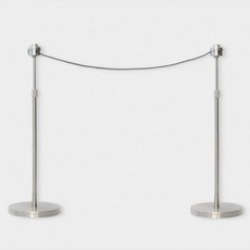 국산 전시장 로프형 올스텐304 높이조절 슬림 차단봉 바리게이트 기업, 청색