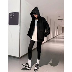 피트플라이 프리미엄 오버핏 후드집업 후드 루즈핏 남여공용